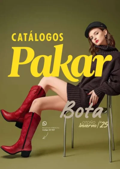 Pakar catálogo Bota Otoño Invierno