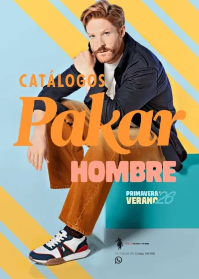 Pakar Hombre catálogo Primavera Verano 2026