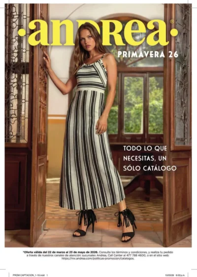 Catalogo Andrea Primavera moda mujer 2026