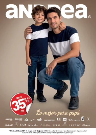 Catalogo Andrea Men papá calzado 2026