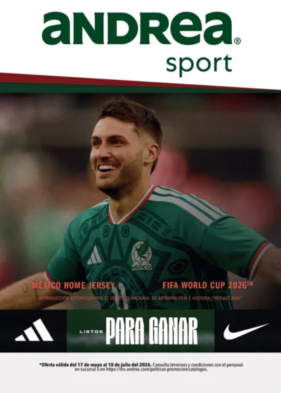Catalogo Andrea Sport México Home Jersey