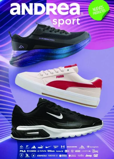 Catalogo Andrea sport tenis 2026 México